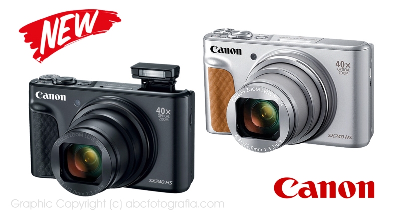 Canon annuncia la nuova fotocamera compatta PowerShot SX740 HS