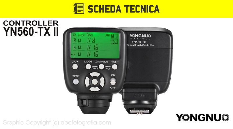Scheda Tecnica Trigger Yongnuo YN560-TX II