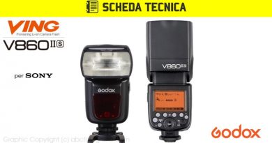 Scheda Tecnica Flash Godox V860II per Sony (V860IIS)